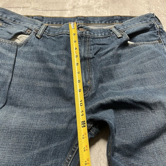 Levi's 527 Men's 42x30 Bootcut Jeans Dark Wash Classic Fit Denim Lightweight - Picture 4 of 9